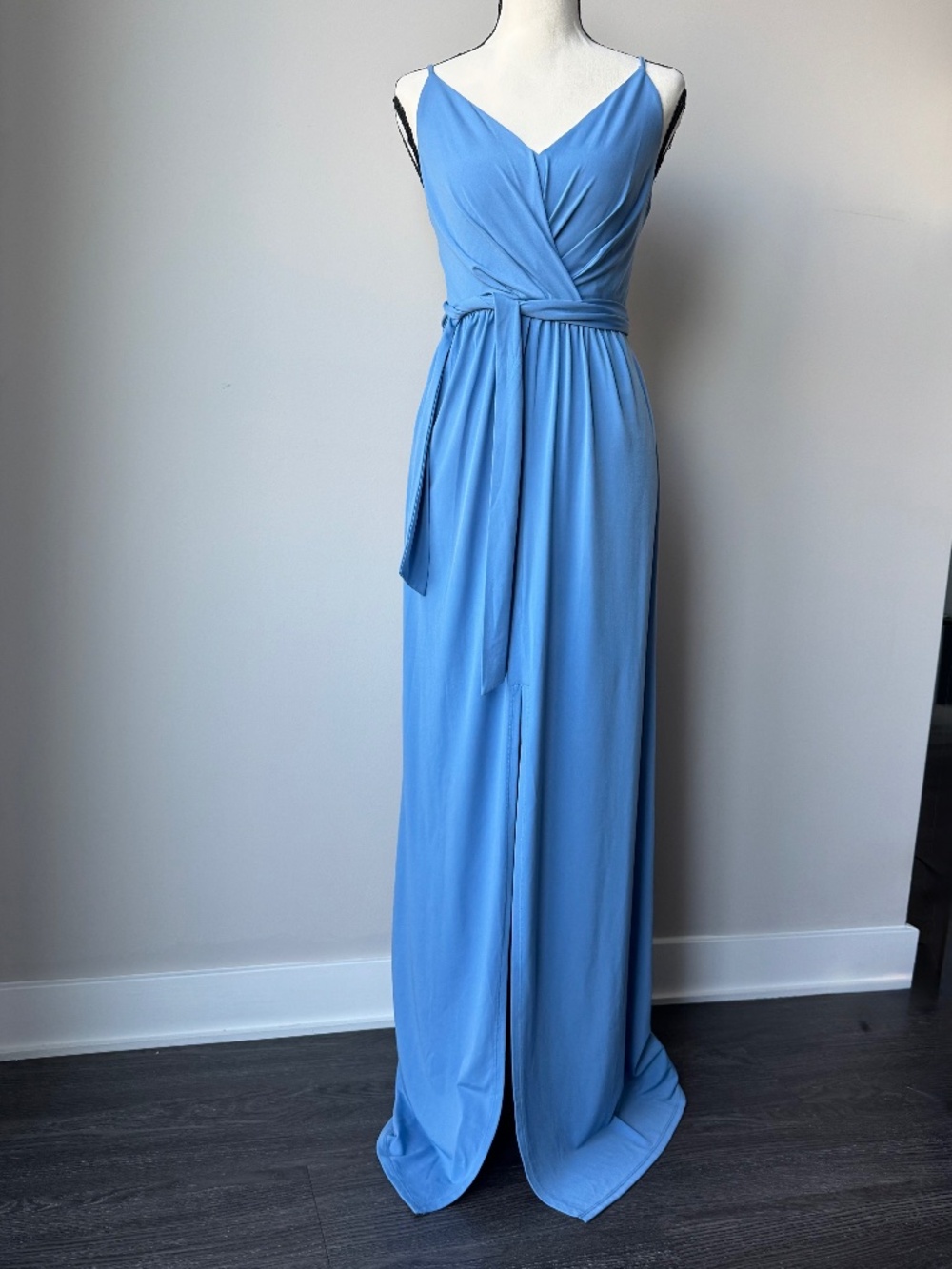 BCBGeneration Blue Maxi Wrap Style Dress, size S